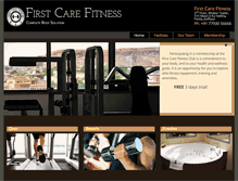 Tablet Screenshot of firstcarefitness.com